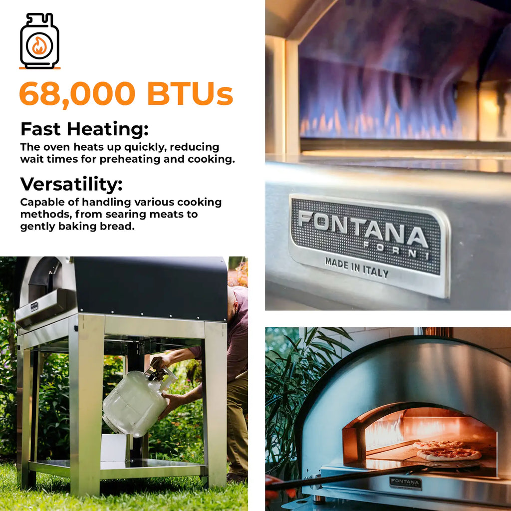 FIRENZE Hybrid Gas & Wood Oven - New Gen Mangiafuoco